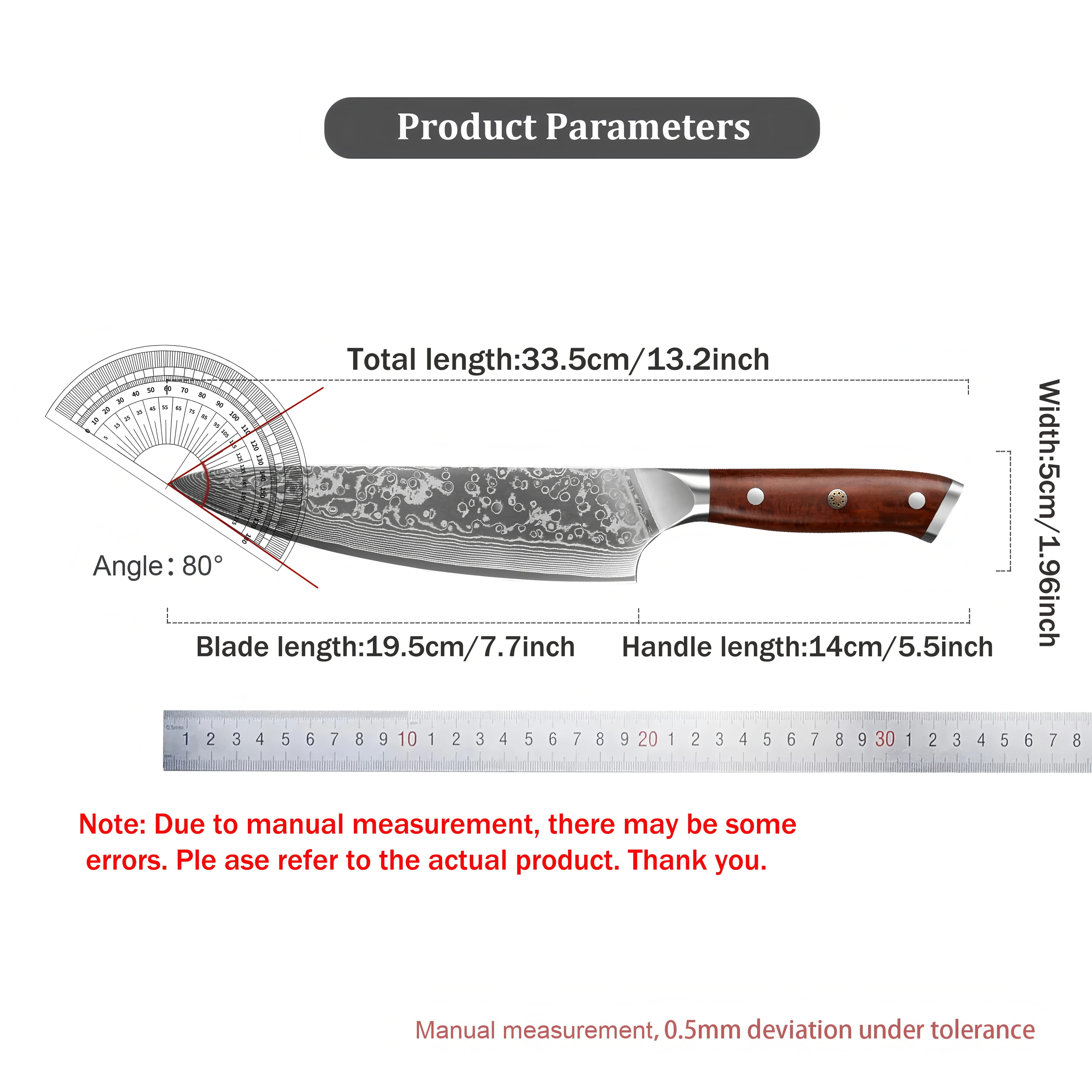 1/2/3PCS,Kitchen Knives 67-layers Damascus Steel Chef Cooking Knife Meat Slicing Knife Sharp Blades Boning Knife Kitchen Stuff