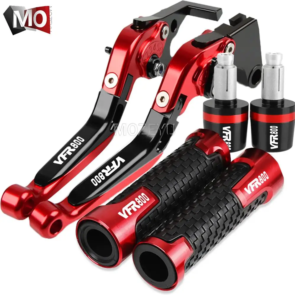 For HONDA VFR800 VTEC VFR 800 2002 2003 2004 2005 2006 2007 2008 Motorcycle Accessories Brake Clutch Levers Handle Bar End Grips - view 4