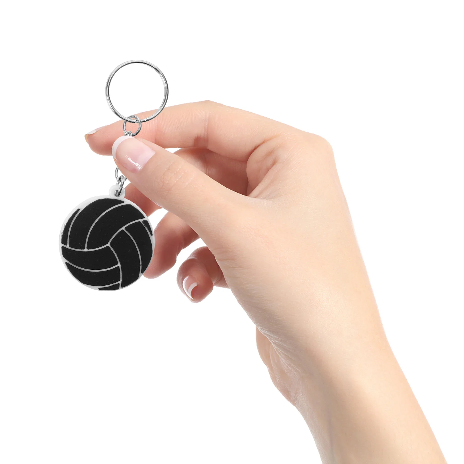 

20pcs Volleyball Keychain Pvc Metal Keychains For Women Sports Pendant Bag Charm Bulk Party Favors Team Gifts Durable