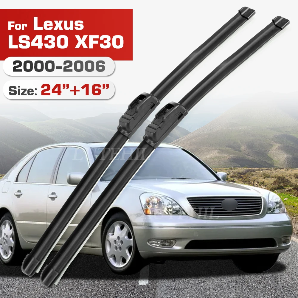

Стеклоочиститель для Lexus LS430 XF30 2000-2006 2001 2002 2003 2004 2005, передние лобовое стекло, щетка для лобового стекла 24 "+ 16"