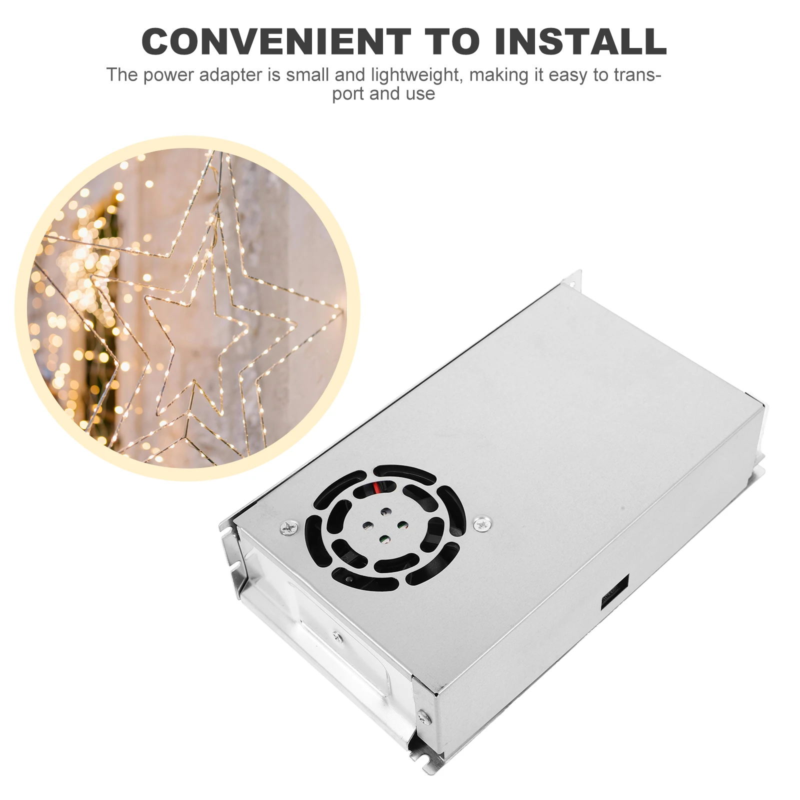 

Промышленный импульсный источник питания мощностью 300 Вт для светодиодных лент, устройства безопасности, вентилятор, охлаждающий дизайн, компактный портативный