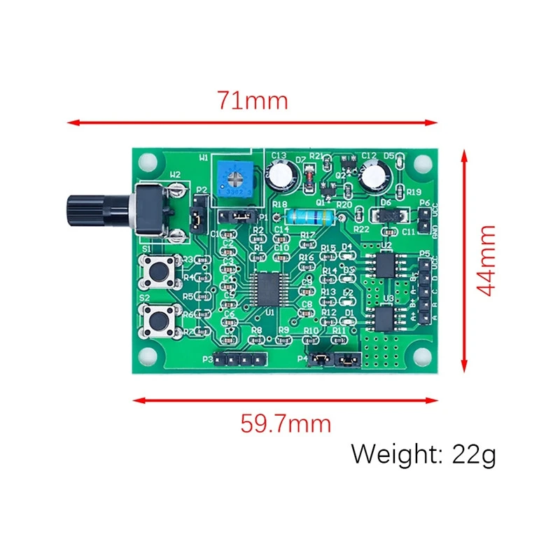 Multifunctionele Micro-Stappenmotor Bestuurderbord 2-fase 4-draads 5-draads Reductie Stappenmotor Diy