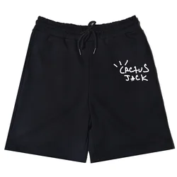 Cactus Jack pantalones cortos de playa para gimnasio, cómodos, Algodón puro, transpirables, informales, ASTROWORLD