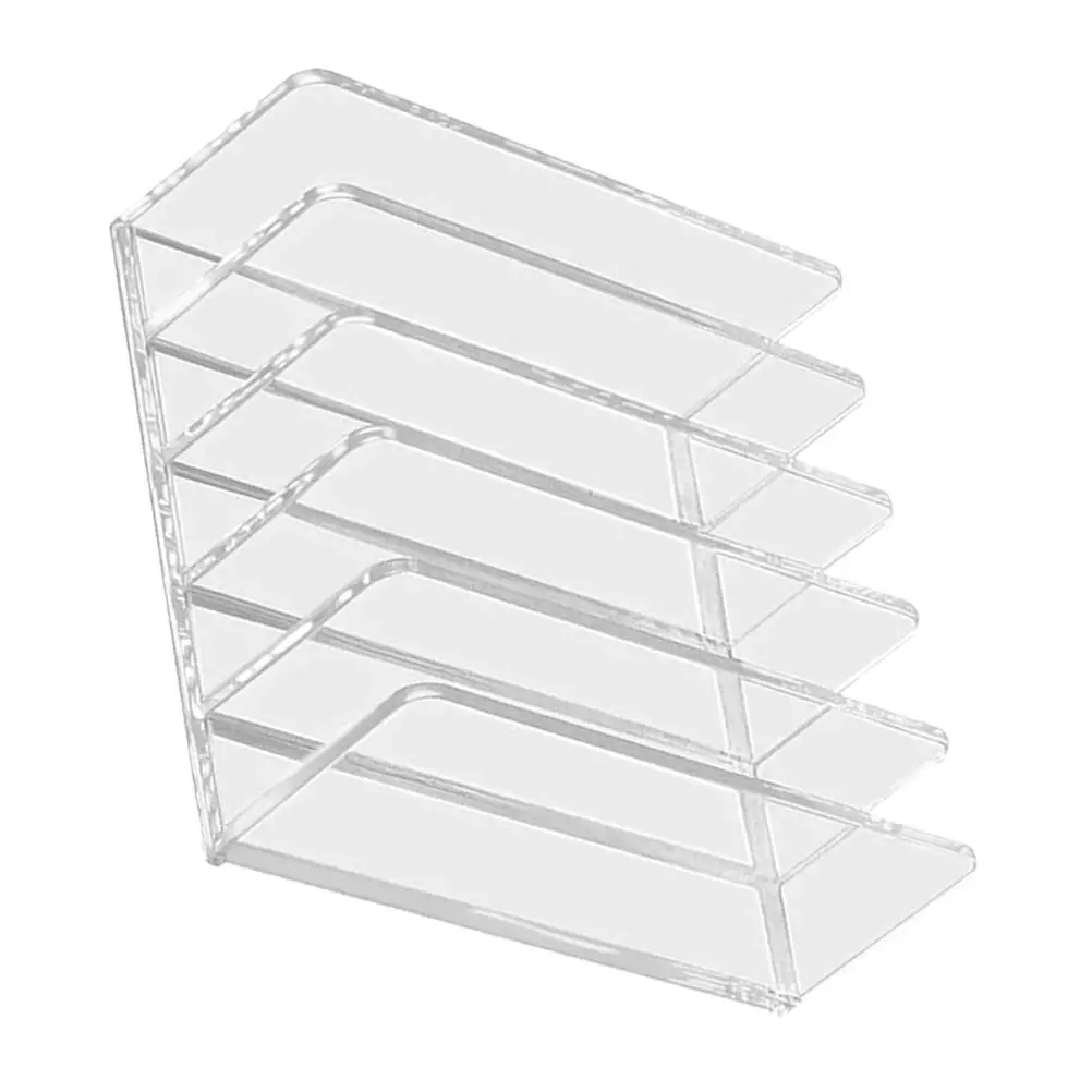 

File Storage Rack Magazines Exquisite Book Organizer Decorative Holder Household Box Acrylic Office Wear-resistant