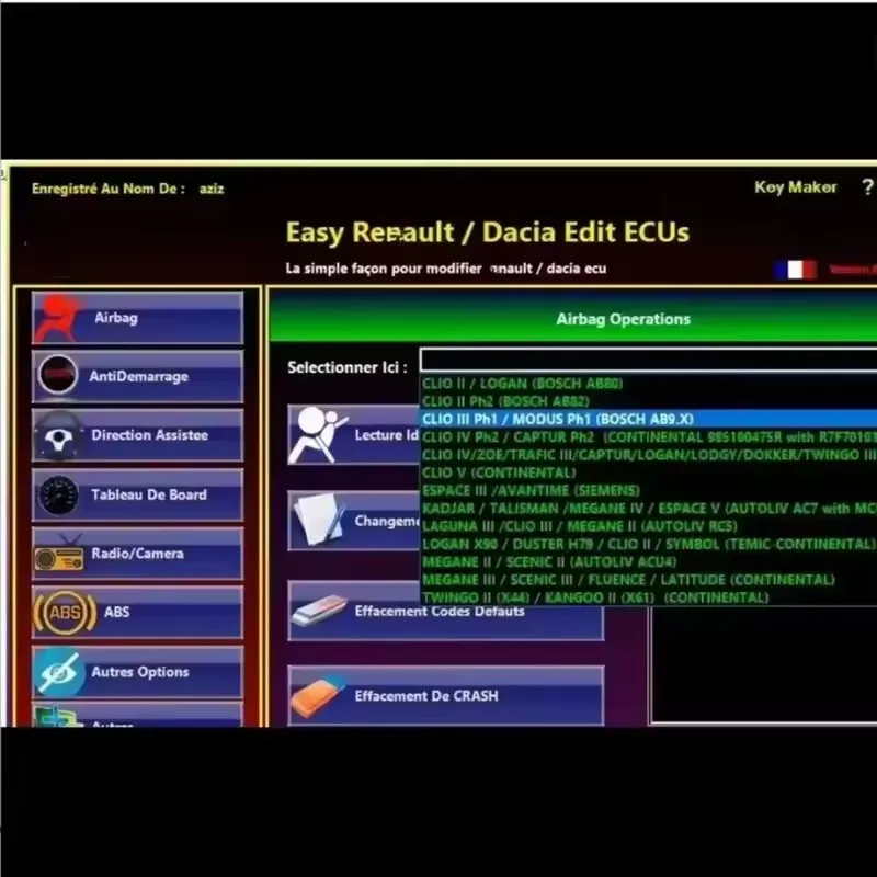

Easy Renault ECU Programmer 6.1.4 Программное обеспечение для Clear Crash Airbag Card Keys UCH Cleaner OBDLink Renolink Auto Repair Tool 20