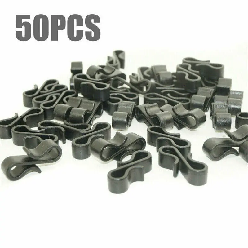 Heavy Duty 50Pcs New Year Party LED Light Supplies Gutter Hooks Clips