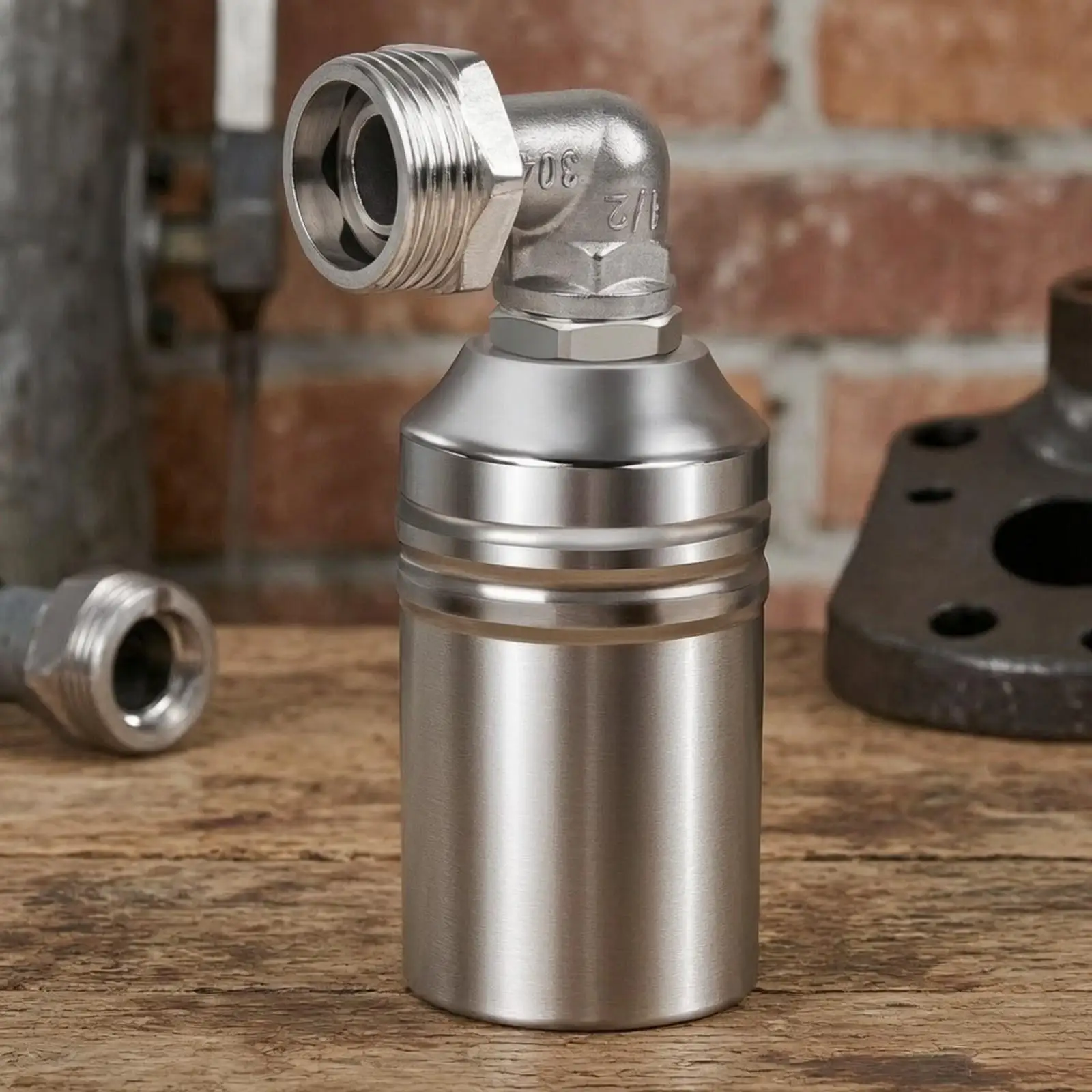 Water Tank Float Valve 304 Stainless Steel Mechanical Water Level Control Valve for No Power Areas