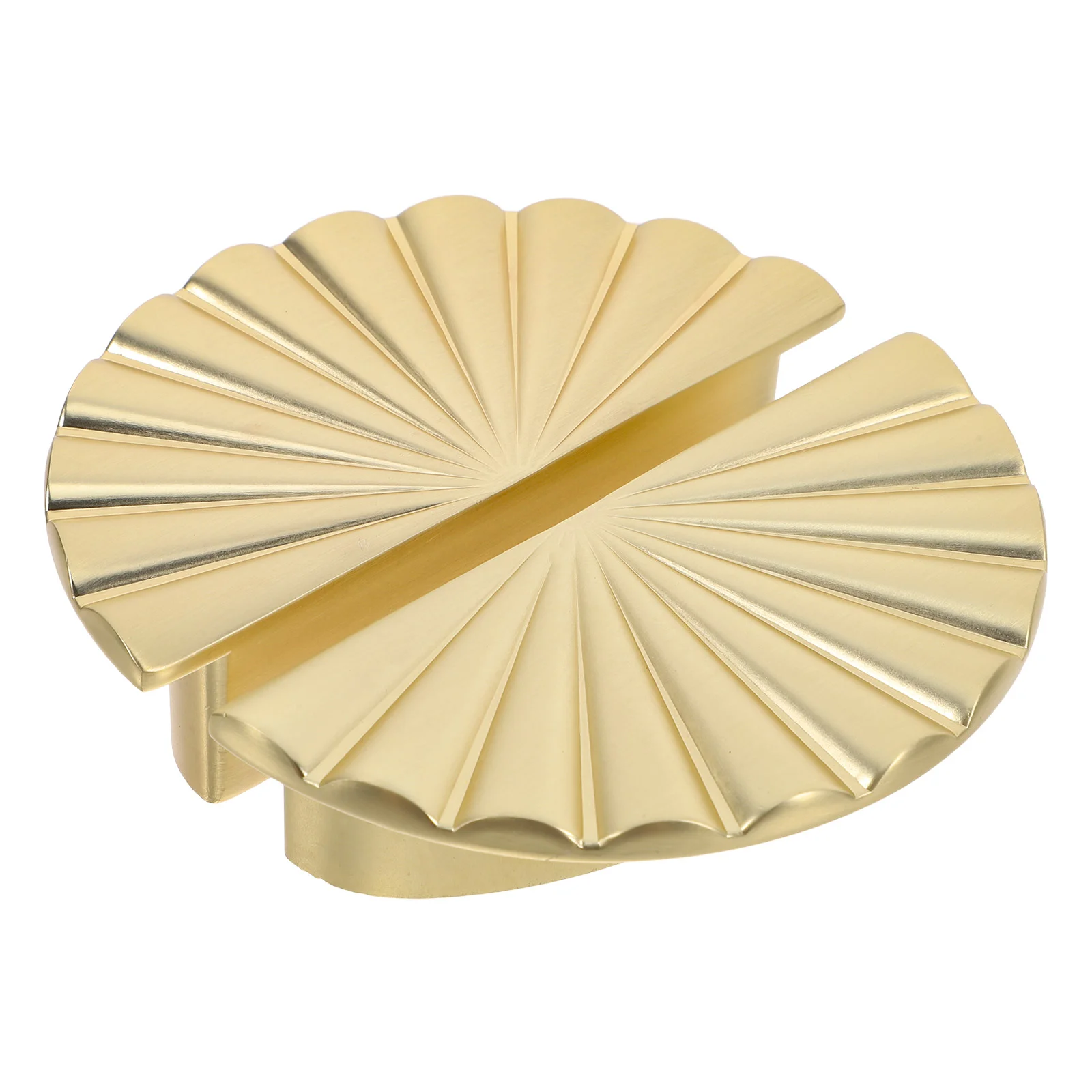 

2pcs Golden Semi-Circle Handles 64mm Hole Center Spacing Cabinet Pull Drawer Pulls Semicircle Pulls Zinc Alloy Cabinet H