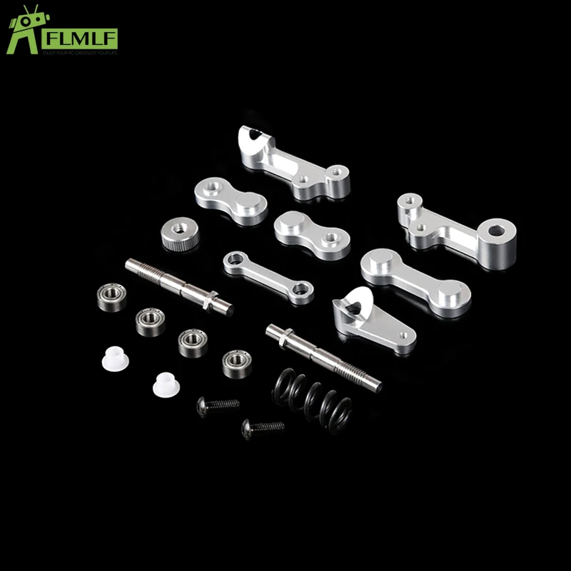 플라스틱 또는 합금 CNC 조향 와이퍼 암 세트 1/5 HPI ROFUN BAHA ROVAN KM BAJA 5B 5T 5SC RC 자동차 장난감 게임 부품에 적합