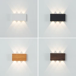 Led Wall Lamp outdoor Stair Light Fixture Bedside Loft Living Room Up Down Home Hallway Lampada 2W 4W 6W 8W 10W 12W Wall Sconces