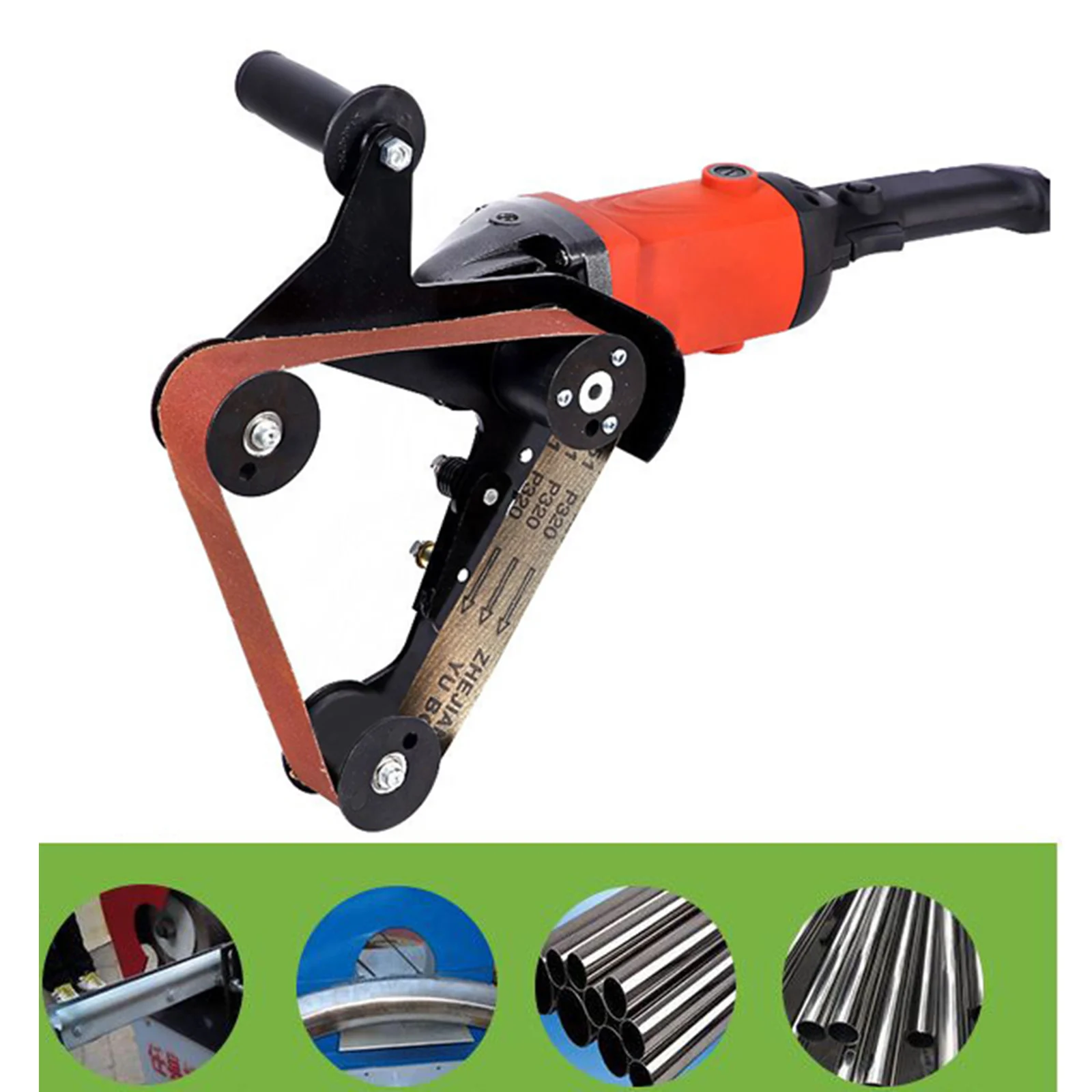 

Адаптер ленточной шлифовальной машины для угла, шлифовальная насадка, резьба США 5/резьба, простая сборка, профессиональный полировальный инструмент 14, M14