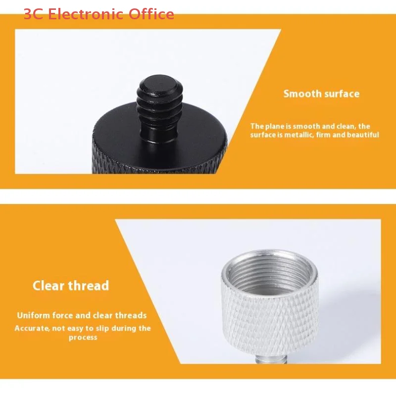 8 قطعة/المجموعة هيئة التصنيع العسكري حامل الموضوع محول مجموعة 1/4,3/8 ذكر إلى 5/8 أنثى حامل ميكروفون تحديد المسمار محول الموضوع ميكروفون محول #5