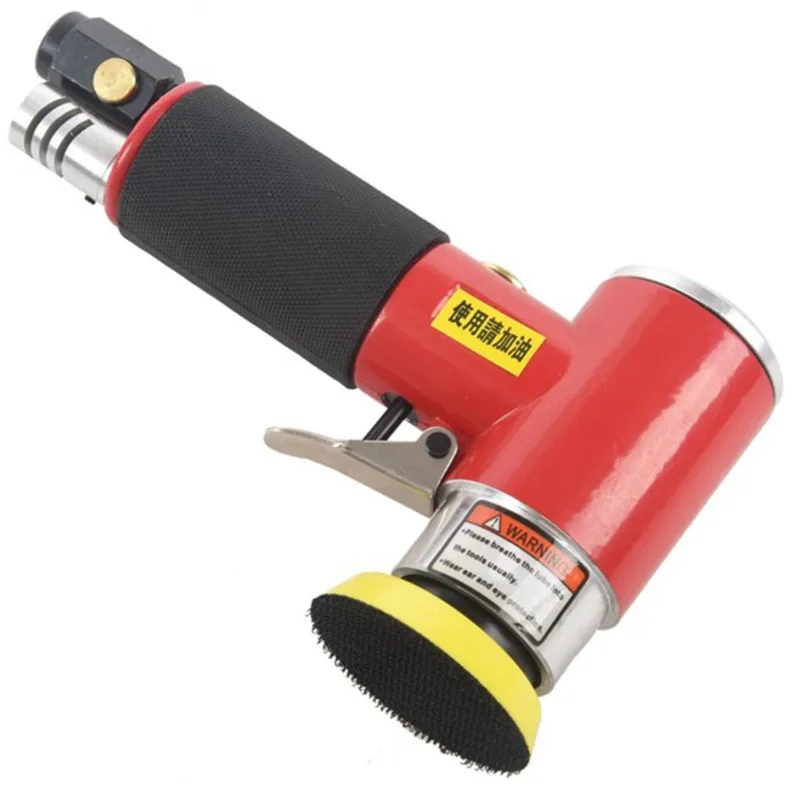 ABZL Dual Action Eccentric Orbital Mini Air Sander Kit Pad Pneumatic Polisher Polishing Buffing Tools For Auto Body Work