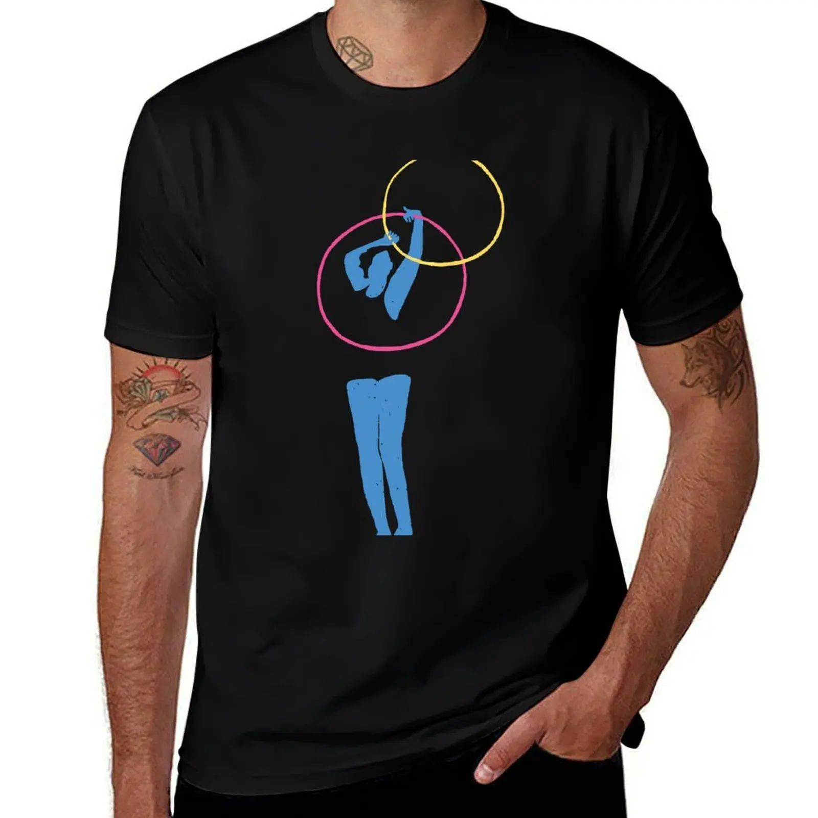 Circus tricks hula hoops lady dancing arty cool performer T-Shirt Holiday Simple Tee Shirt T-Shirt