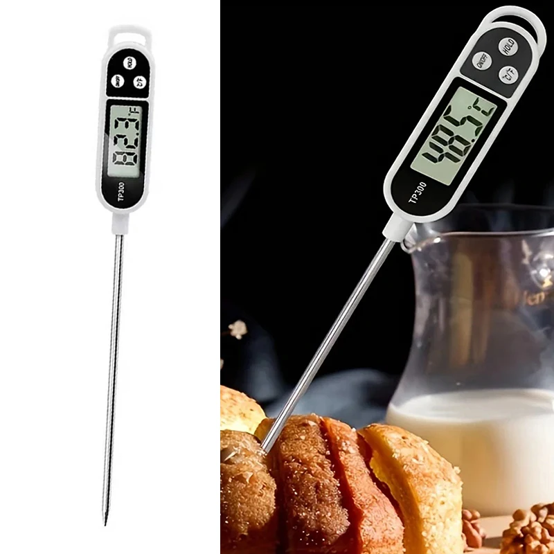 TP300 Digital Food  Probe Stainless Steel BBQ Oven Meat Cooking Temperature Tool