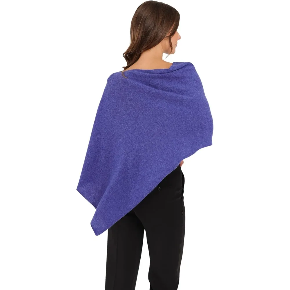 معطف كشمير 100% فاخر - فستان علوي خفيف الوزن وناعم ومريح - غلاف كشمير متعدد الاستخدامات - هدية مثالية لها