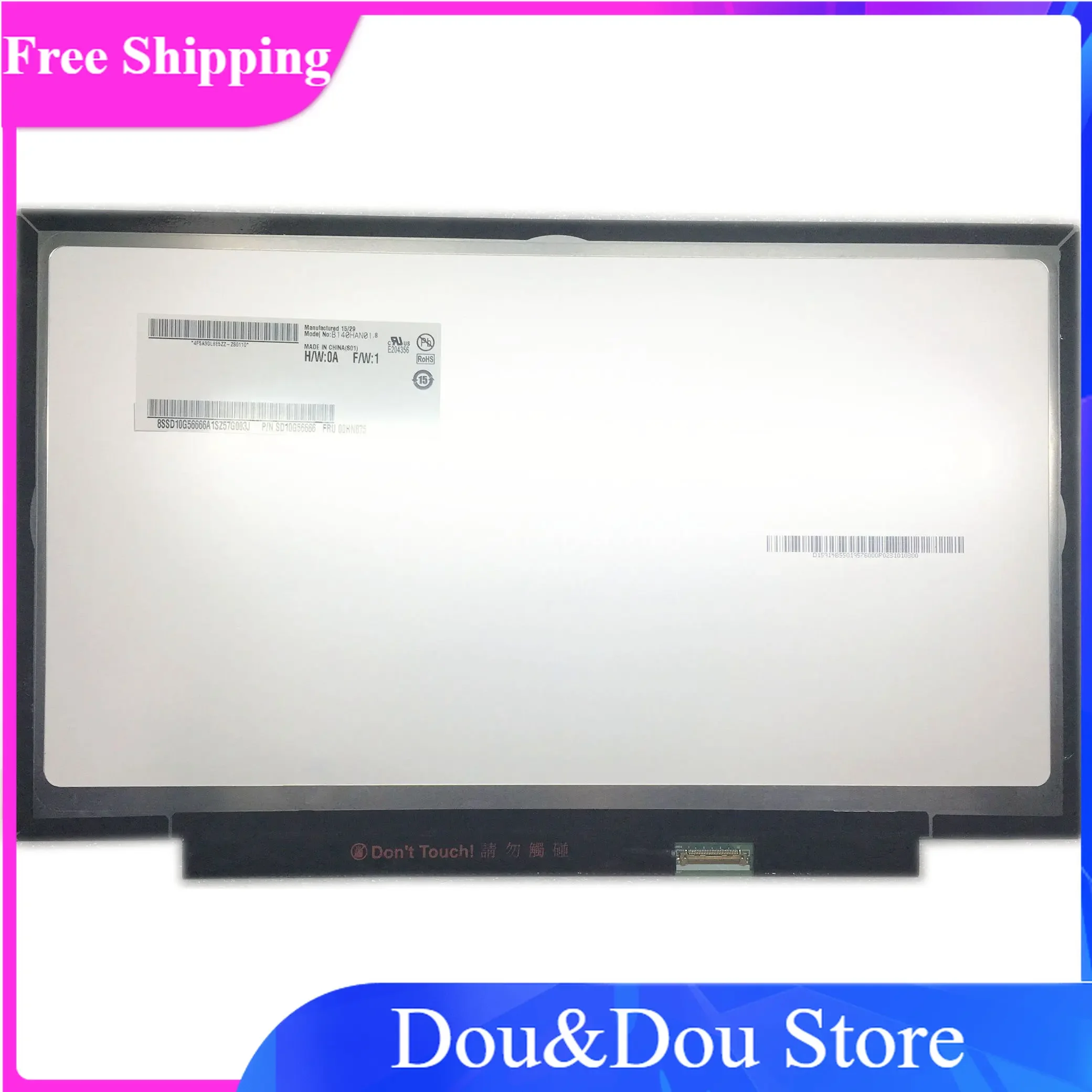 

B140HAN01.8 fit PANEL B140HAN01.7 30 PIN IPS LCD SCREEN