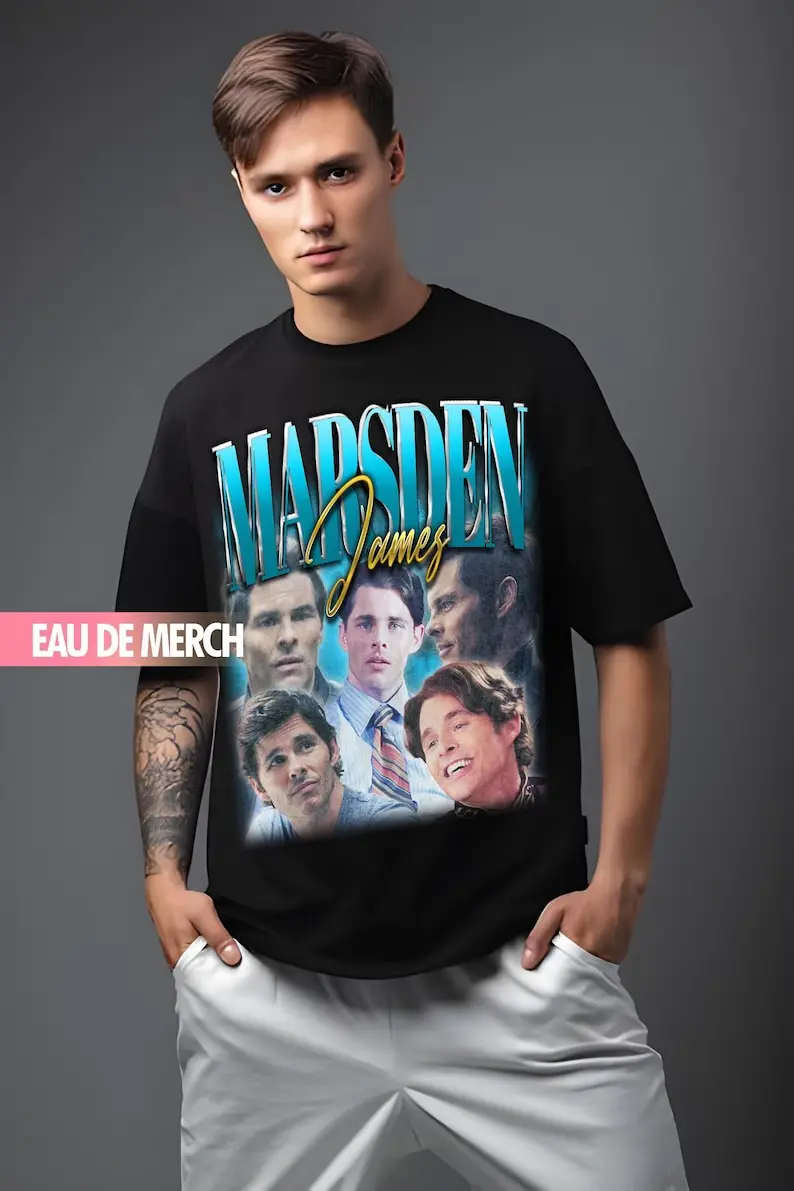تي شيرت جيمس مارسدن / تي شيرت جيمس مارسدن 90s / عشاق جيمس مارسدن ميرش #1