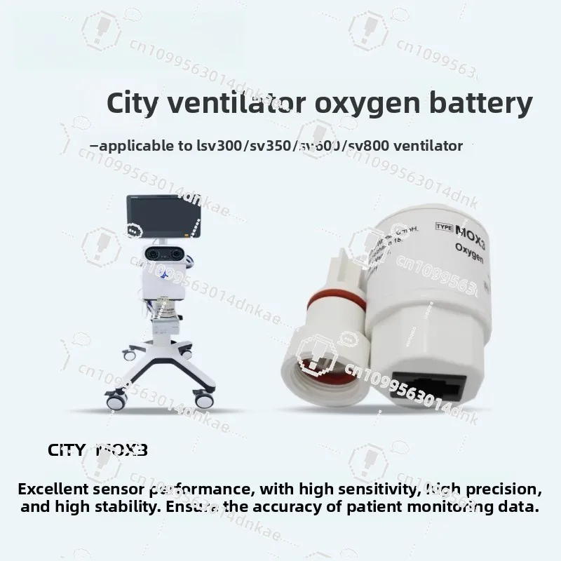 

New for SV300 SV350 SV600 SV800 Respirator Oxygen Battery MOX3 Oxygen Sensor
