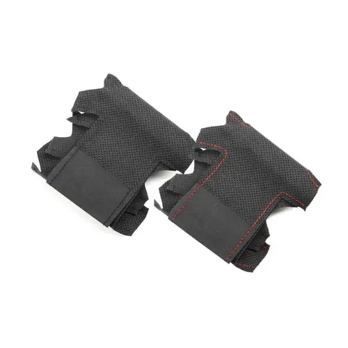 Imagen 2 del producto Para Jeep Wrangler Patriot 2011-2017 Grand Cherokee Compass Liberty 2011 2012 volante interior de coche cubierta de cuero de gamuza embellecedor