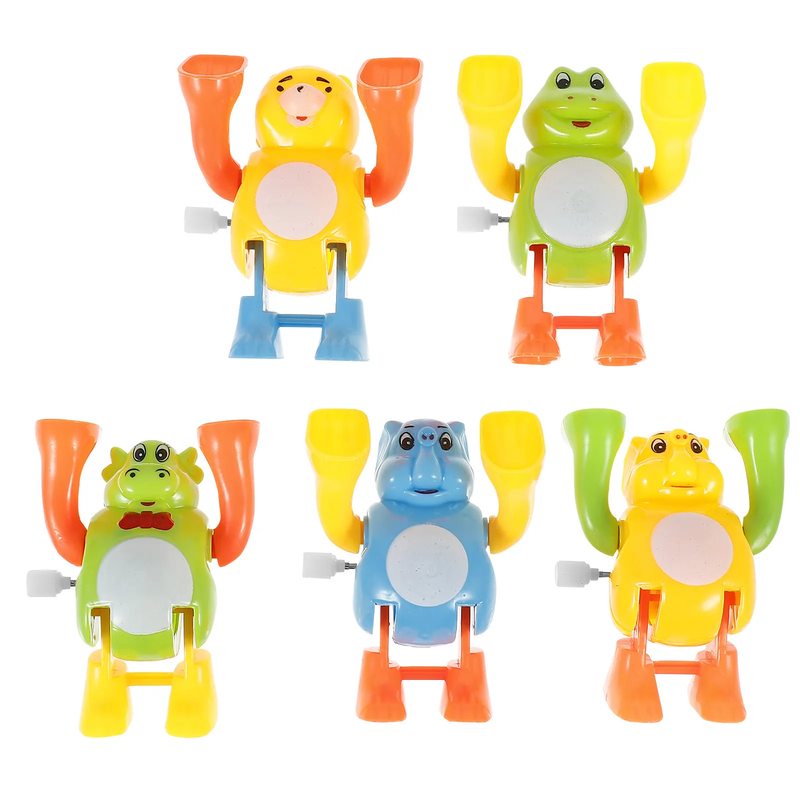 

5Pcs Somersault Flip Playthings Funny Shaped Wind-Up Assorted style Creative Entertainment Game Wind-Up Playthings