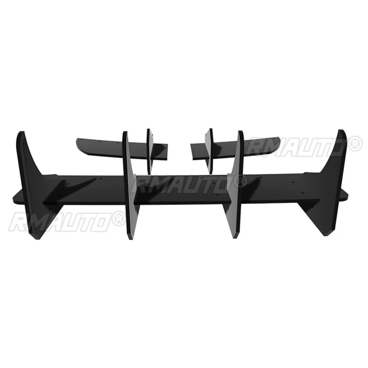 For Opel Corsa 2015-2017 Car Rear Bumper Spoiler Lip Diffuser Modification Part Bumper Guard Protector Cover Car Accessories 6