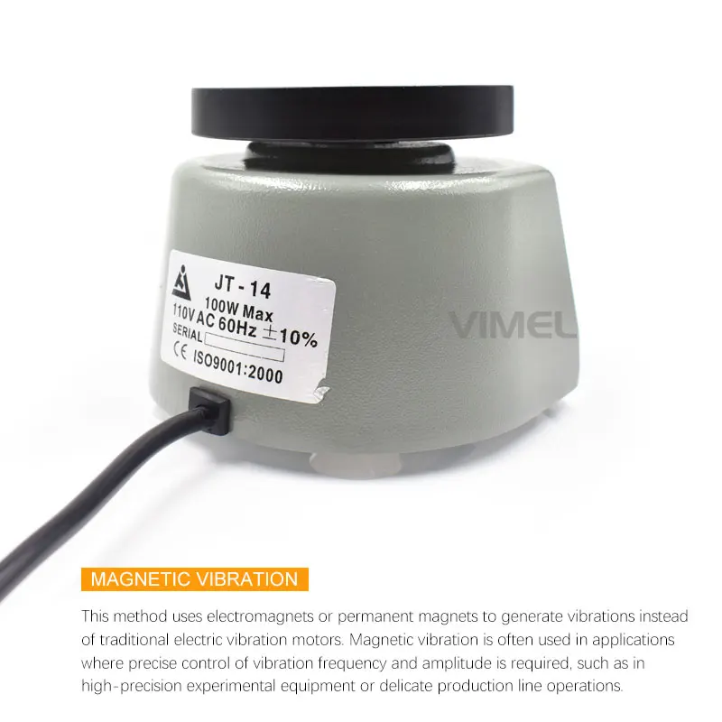 JT-14 Dental Plaster Vibrator Adjustable Speed Round Gypsum Shaker Dental Lab Plaster Oscillator