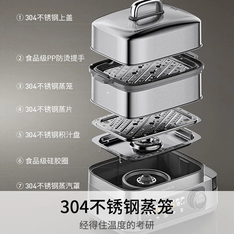 Электроемкость Joyoung для дома, многофункциональный горшок, Встроенный Электрический паровой контейнер 14 л GZ01