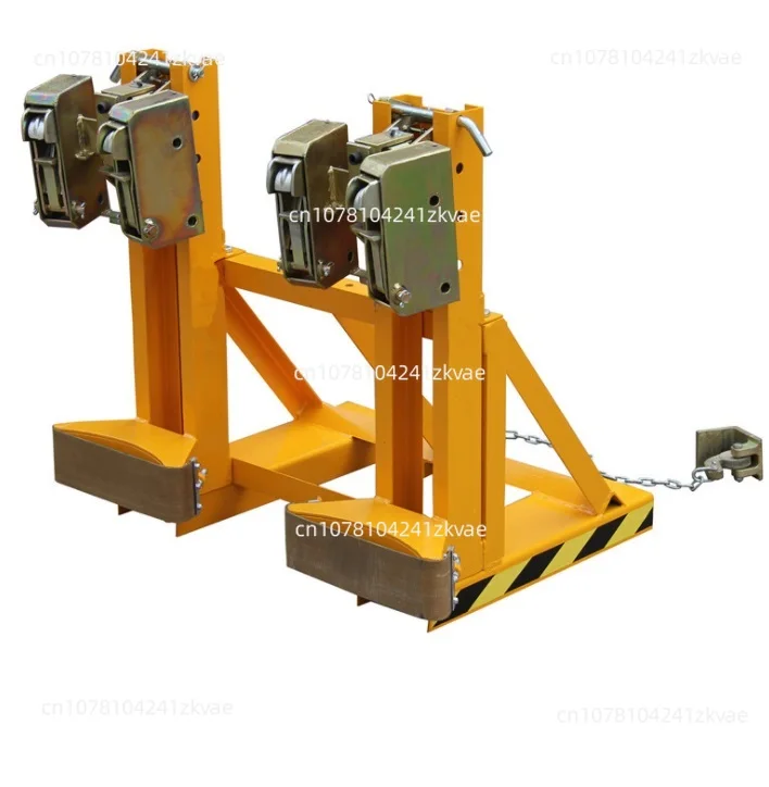 Drum picker drum gripper  forklift attachment