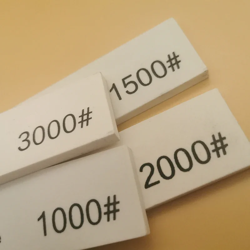 Large white corundum whetstone strip high mesh number 1000#1500#2000#3000#grit professional sharpening stone