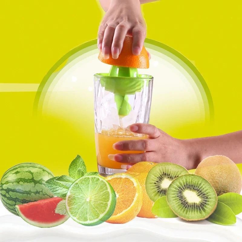 1Pc Portable Mini Fruit Manual Juicer Juice Cup Squeezer with Funnel 2 in 1 Orange Lemon Juice Squeeze Tool kitchen Supplies