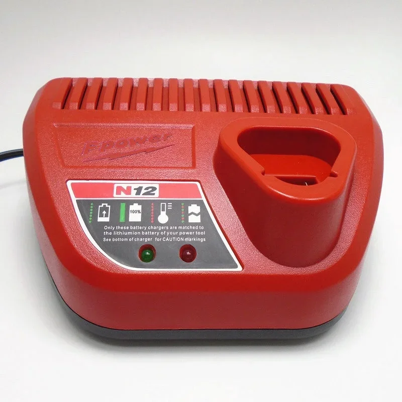 

Newest N12 3A Fast Charger For Milwaukee M12 10.8V-12V Li-ion Battery Charger Replacement For 48-59-2401 48-11-2402 48-11-2440