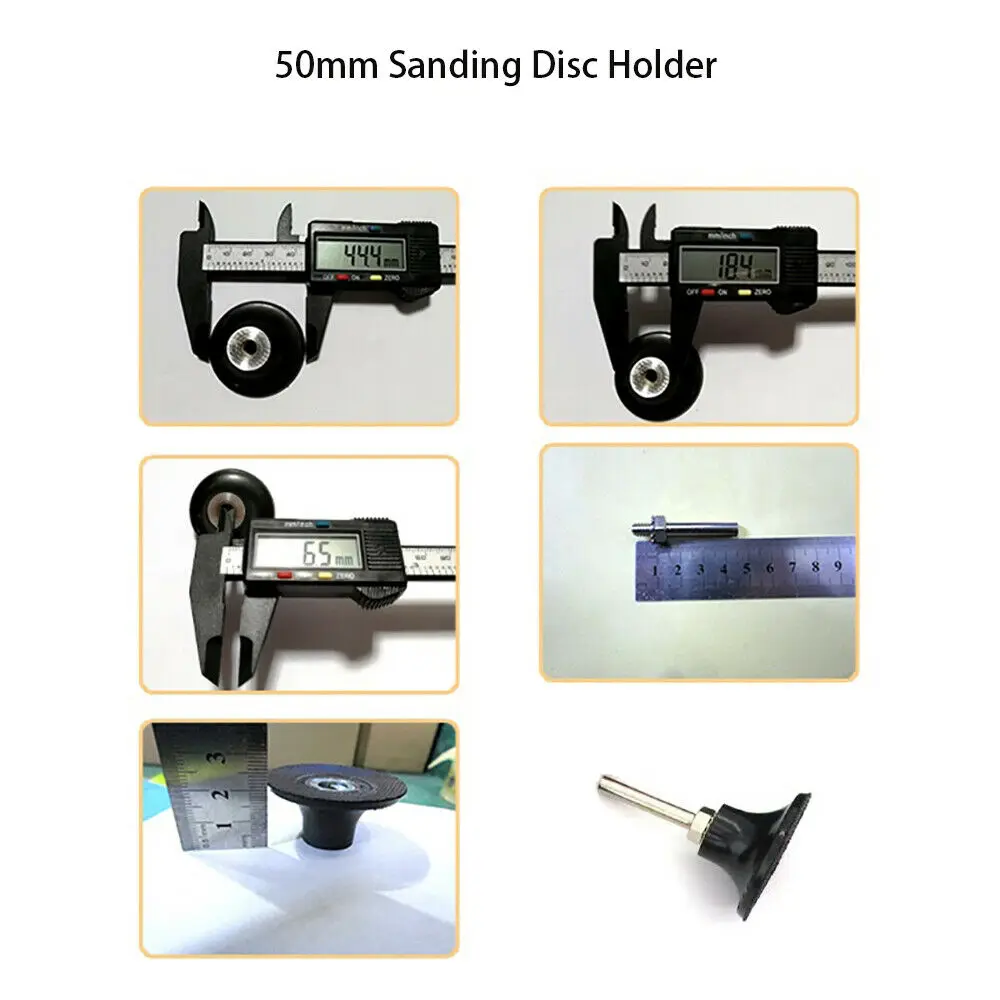 1 zoll 25mm 2 Zoll 50mm 3 Zoll 75mm Schleifen Disc Halter Roll & Lock Rotary Pad halter 6mm Schaft für Typ-R Roloc Schleif Scheiben