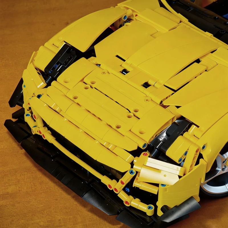 Neuer MOC 184900, detaillierter, einzigartiger technischer Supersportwagen, Maßstab 1:8, Modellbausteine, Ziegel, DIY-Puzzle, Spielzeug, Weihnachtsgeschenke