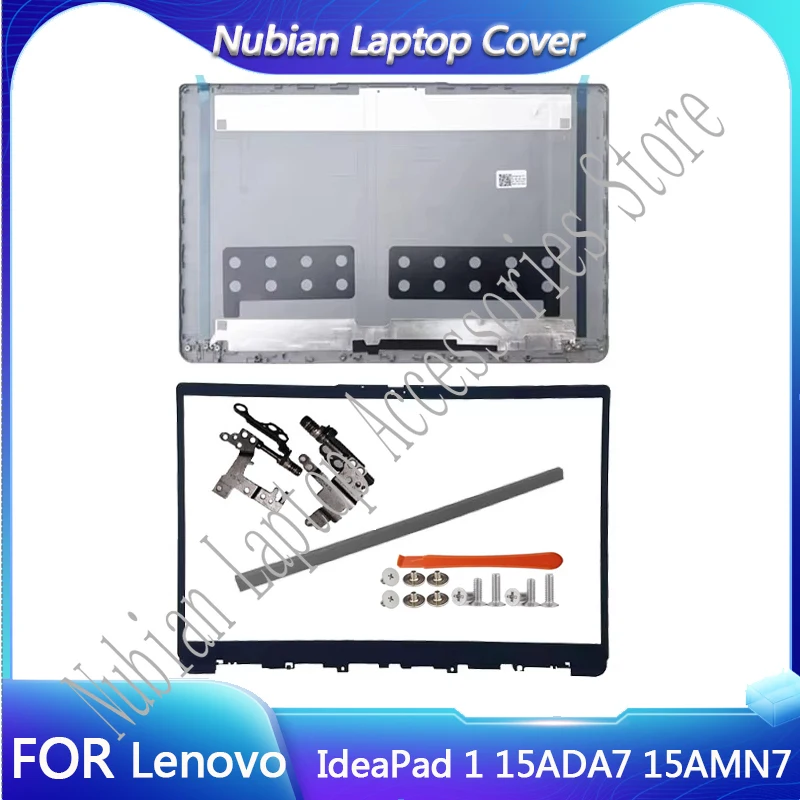 New For Lenovo IdeaPad 1 15ADA7 15AMN7 2022 Laptop LCD Back Cover/Front Panel/Axle Cover Silver Gray