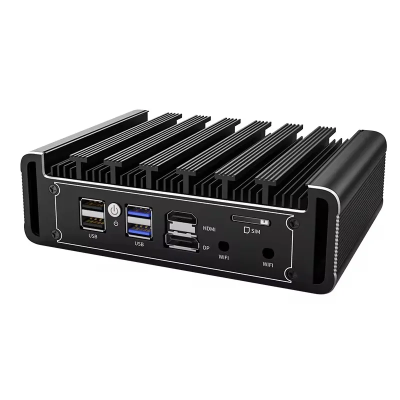 Topton Router Mini PC Intel N100, versi Top 4x2.5G i226-V LAN Firewall Mini, Proxmox VPN Server pfSense OPNsense AES-NI