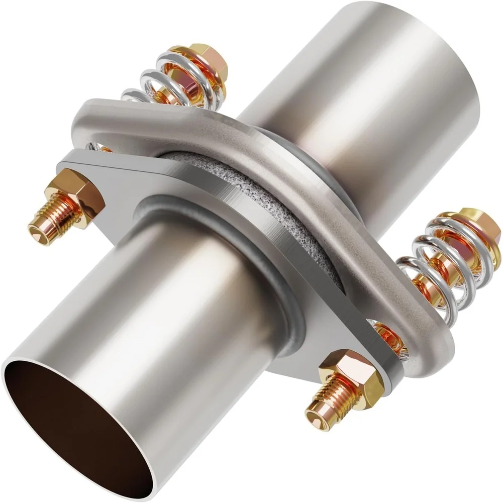 409L Stainless Steel For flexible For exhaust Flange Kit with Hardware for Secure Leak-Proof For exhaust Connection