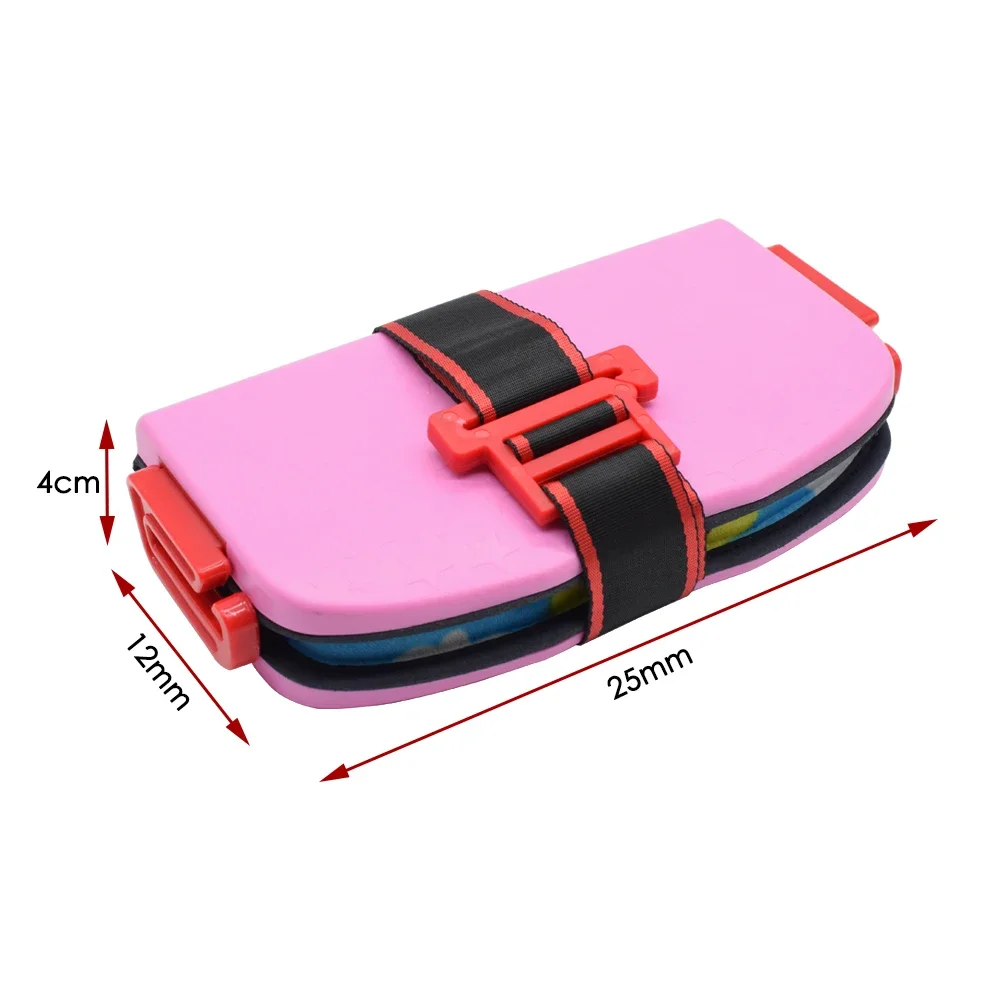 Foldable Child Safety Seat Increased Pad Portable Car Booster Seat Belt Converter Adjustable for 3-12yrs Kids