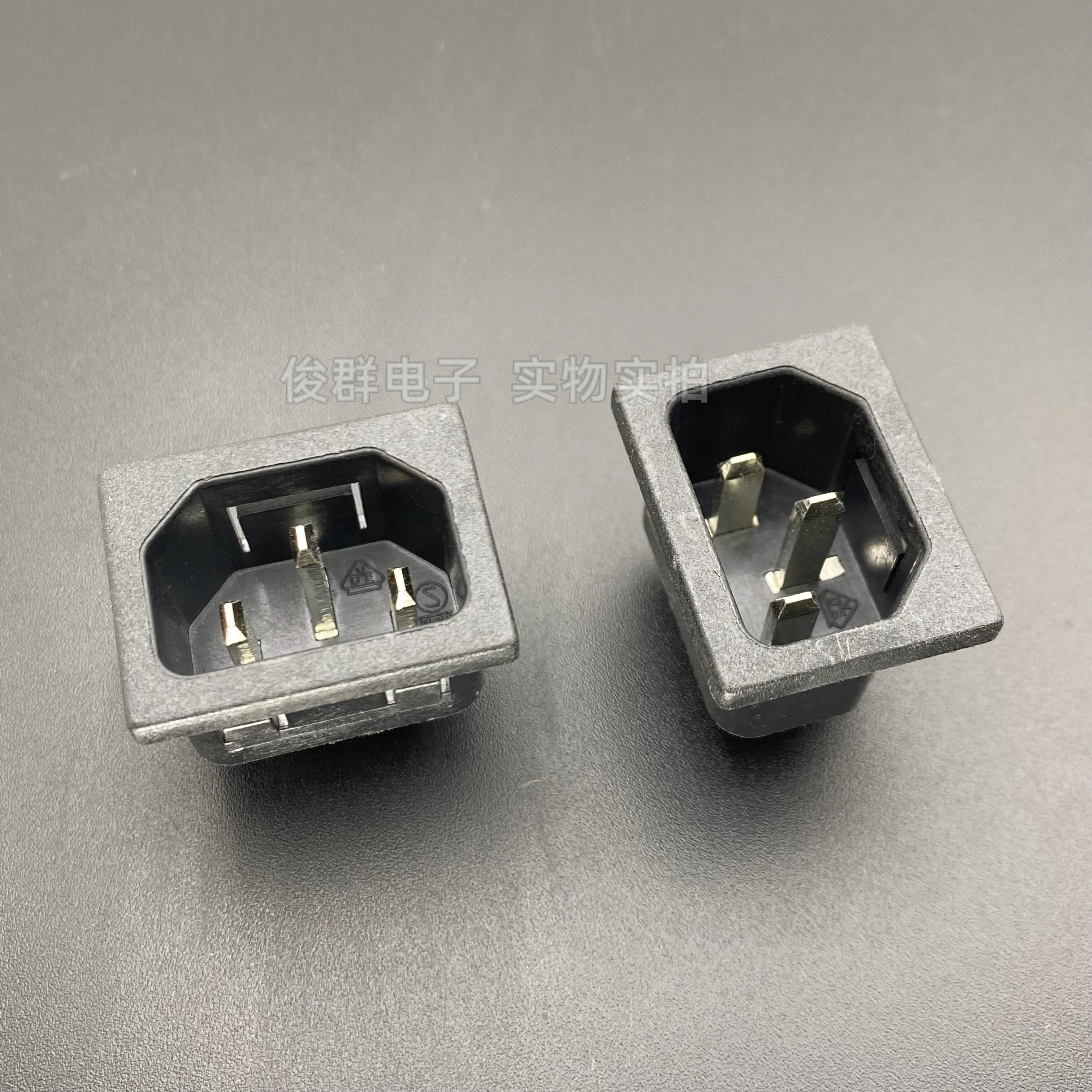 10pcs/Taiwan SS-120 power socket 15A pin socket 3.0 male IEC certification
