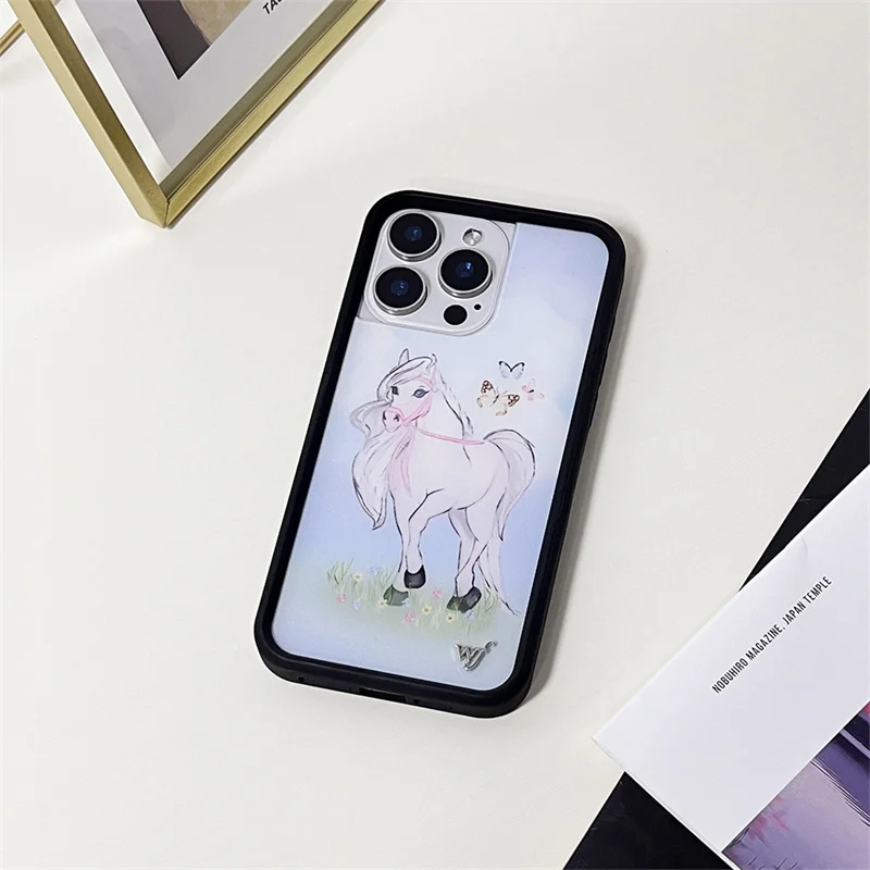 Etui na telefon z motywem dzikich kwiatów, Charli Xcx, Precious Pony, do iPhone 11 12 13 14 15 16 17 18 Pro Max Plus, Malihu, prezent, etykieta z motywem lisa, materiałowe etui. — zdjęcie produktu 5