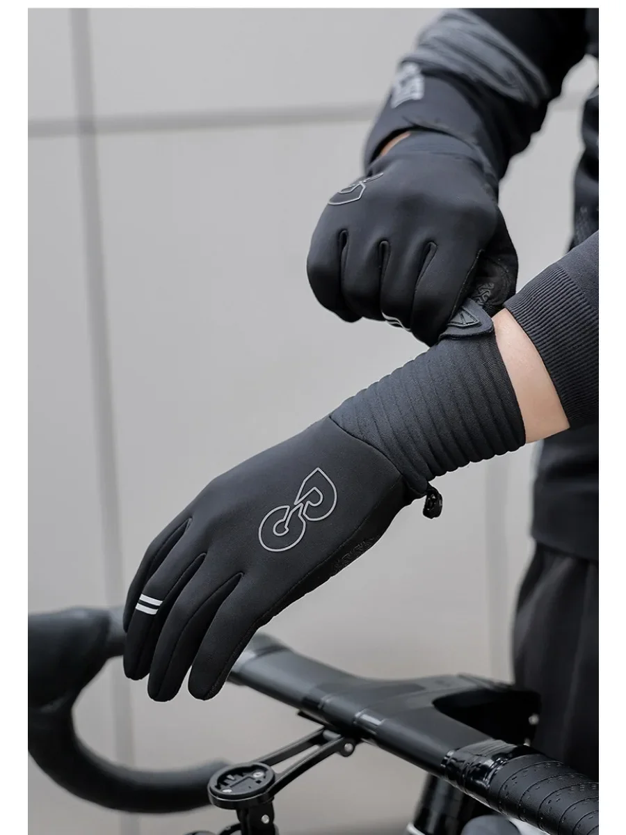 AliExpress JIYIOUJIU Autumn and Winter Cycling Gloves Men's and Women's Outdoor Sports Road Bikes with Fleece Warm Non-slip Cycling Gloves