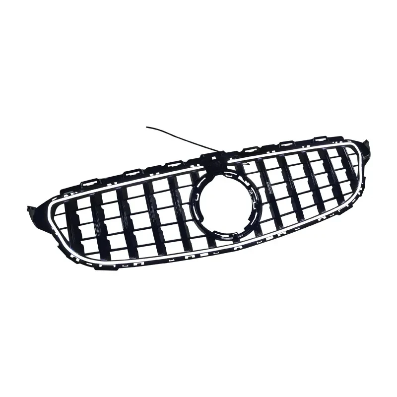Accessories Upgrade Front Car Grille Luminous GT Model Style With Lights Modified Parts Set  High Quality