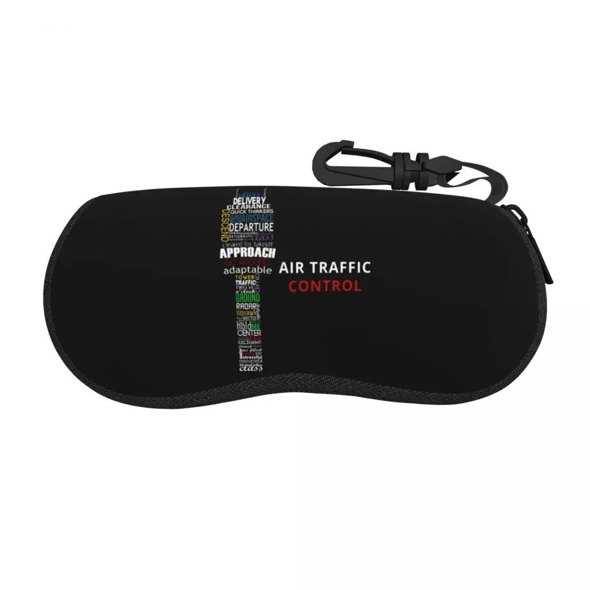 Custom Air Traffic Controller Shell Eyeglasses Case Women Men Cute Pilot Air Fighter Glasses Case Sunglasses Box Pouch