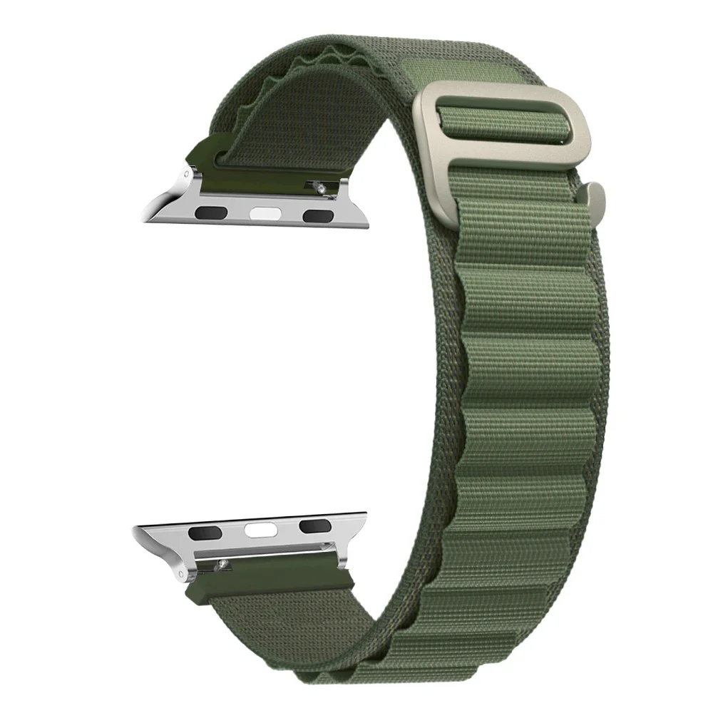 Nylon Strap for apple watch Alpine Loop band 44mm 45mm 49mm 41mm 40mm 44 Trail Bracelet  iWatch series ultra 2 9 8 7 6 5 4 3 se