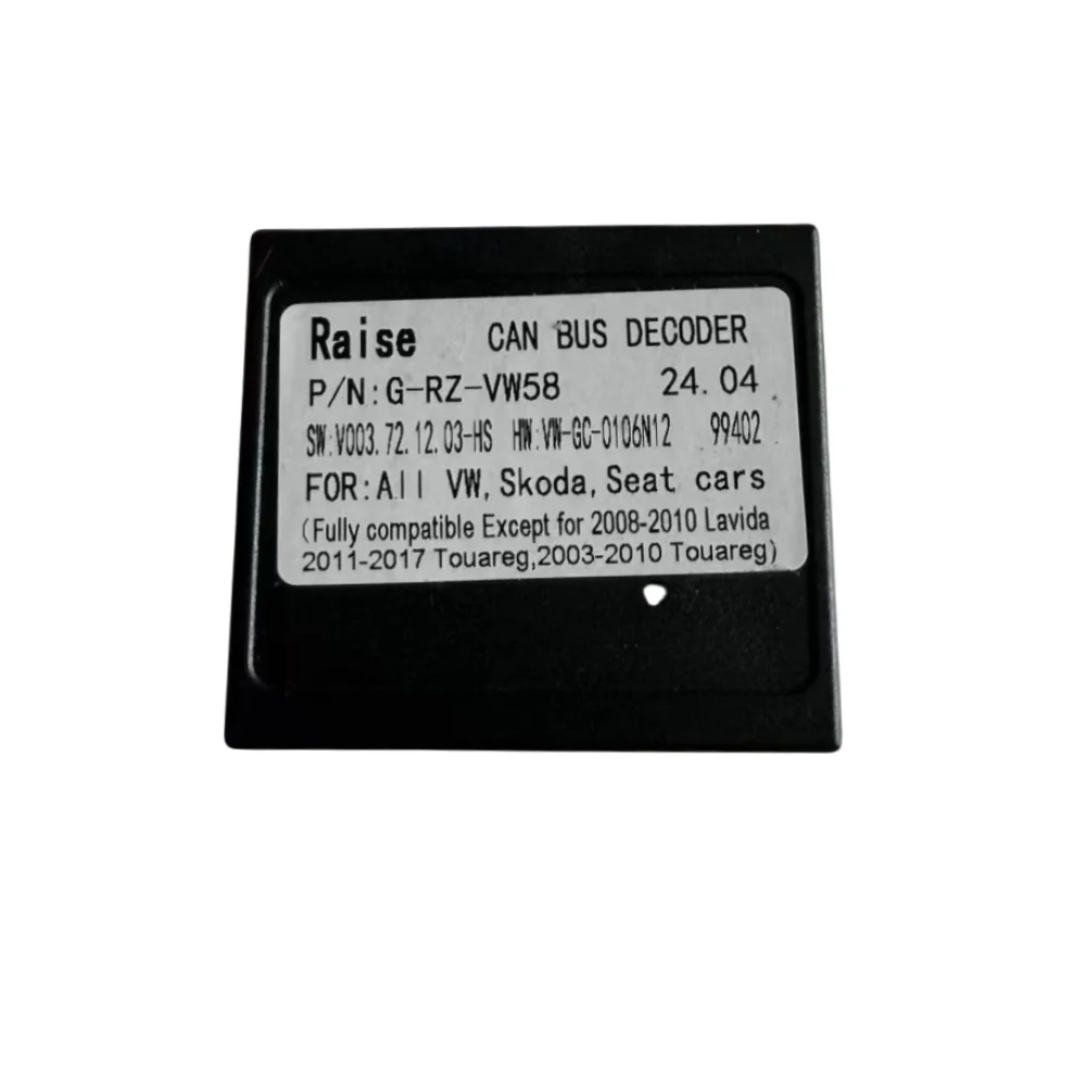 Newest Raise VW-RZ-08 VW-RZ-58 Canbus Box For Android Volkswagen