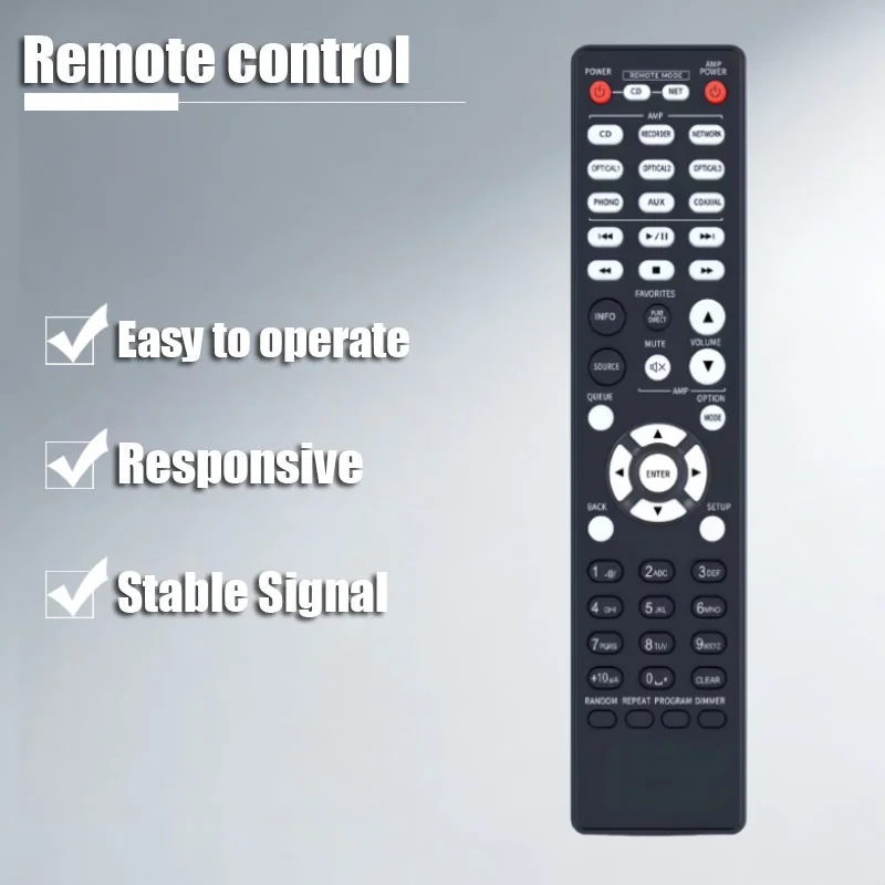 

New RC-1223 Remote Control For Denon Stereo Amplifier DCD-800NE PMA-800NE