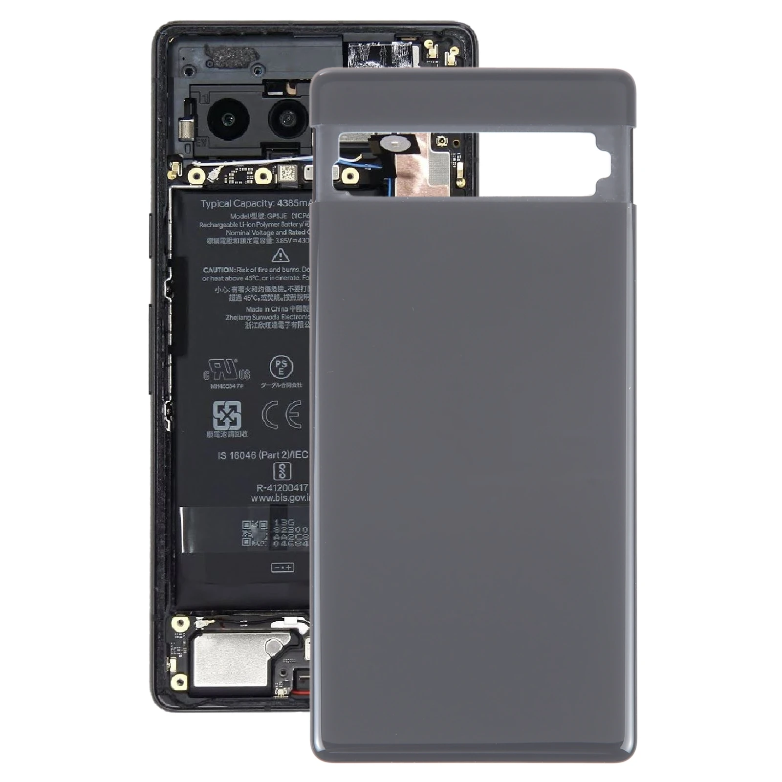 

Задняя крышка батарейного отсека для телефона Google Pixel 7a, Задняя деталь для ремонта