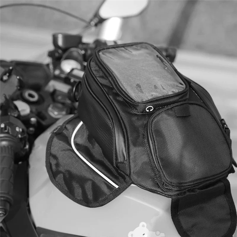 

High Quality Motorcycle Tank Bag With Headphone Jack Rider Bag Front Bag Storage For Riding And Hanging Items Motorcycle Travel