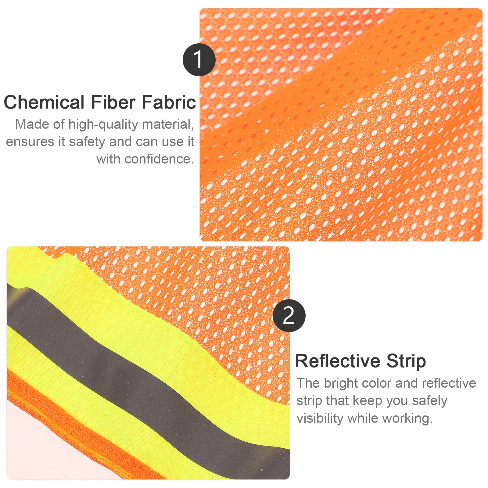 

2Pcs High Visibility Mesh Cover Reflective Stripe Hardhat Sun Shield Breathable Neck Protector Outdoor Construction