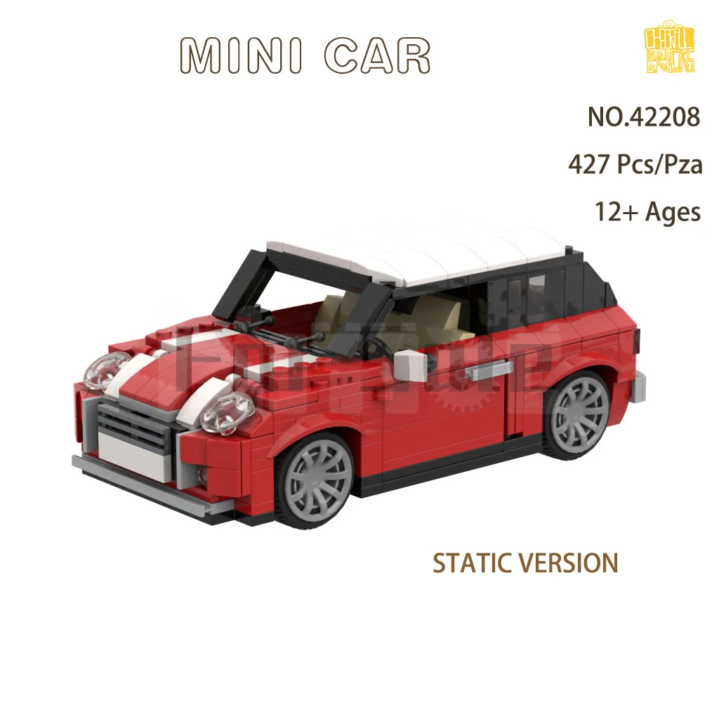 

MOC-42208 MINI CAR Model With PDF Drawings Building Blocks Bricks Kids Educational DIY Toys Birthday Christmas Gifts